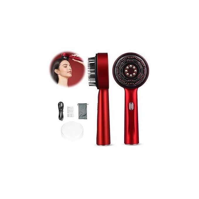 Brosse Lumière Rouge™ – 3-en-1 (Stop Chute & Pousse) فرشاة الضوء الأحمر 3 في 1 – ضد التساقط وتحفيز النمو