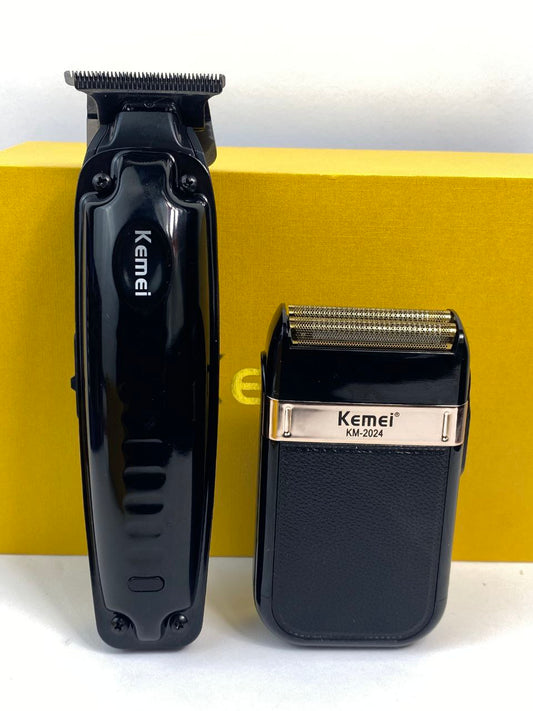 Pack Rasoir kemei 2024 + Kemei 1579 (10 watt)