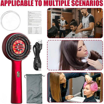 Brosse Lumière Rouge™ – 3-en-1 (Stop Chute & Pousse) فرشاة الضوء الأحمر 3 في 1 – ضد التساقط وتحفيز النمو